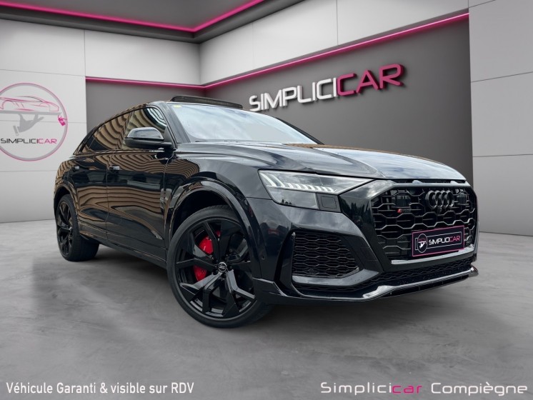 Audi rs q8 600ch v8 bva 8- full black - full - immat fr - occasion simplicicar compiegne simplicicar simplicibike france Audi rs q8 600ch v8 bva 8- full black - full - immat fr - occasion simplicicar compiegne simplicicar simplicibike france