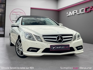 Mercedes classe e coupe 350 cdi blueefficiency executive a occasion simplicicar beaune simplicicar simplicibike france