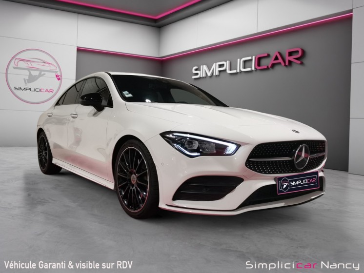 Mercedes cla coupe 200 7g-dct amg line burmester suivi 100% mercedes origine france état impeccable garantie 12 mois...