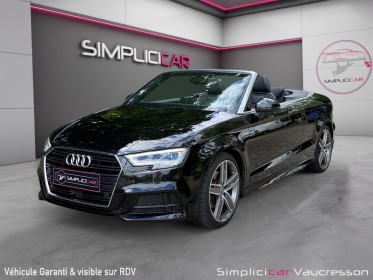 Audi a3 cabriolet 40 tfsi 190 s tronic 7 s line occasion simplicicar vaucresson simplicicar simplicibike france