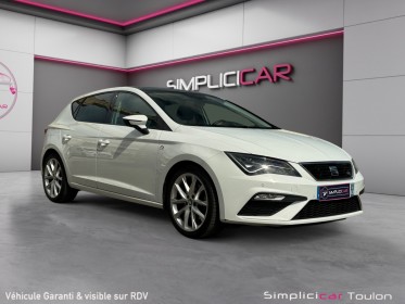 Seat leon fr 1.5 tsi 150ch startstop dsg7 dcc toit ouvrant première main garantie 12 mois occasion simplicicar toulon est...