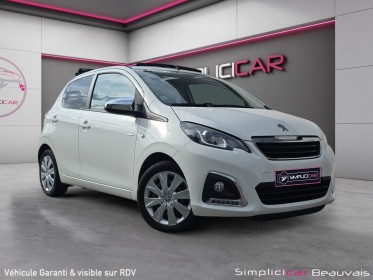 Peugeot 108 vti 72ch bvm5 style top! ou 124 euros par mois occasion parc voitures beauvais simplicicar simplicibike france