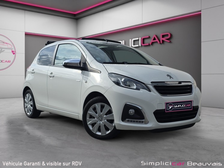 Peugeot 108 vti 72ch bvm5 style top! ou 124 euros par mois occasion parc voitures beauvais simplicicar simplicibike france
