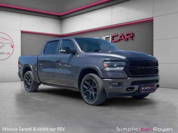 Dodge ram 1500  5.7 v8 hemi 400 ch laramie e85 / origine dodge la rochelle / tva récupérable / garantie 12 mois occasion...