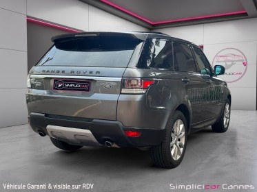 Land rover range rover sport tdv6 3.0l se a occasion cannes (06) simplicicar simplicibike france