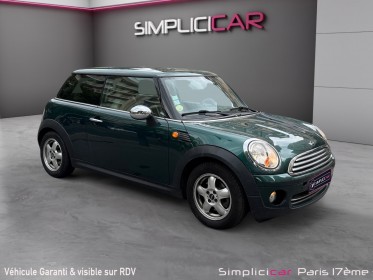 Mini cooper 1.6 120 ch one / radar de recul / intÉrieur cuir et bois occasion paris 17ème (75)(porte maillot) simplicicar...