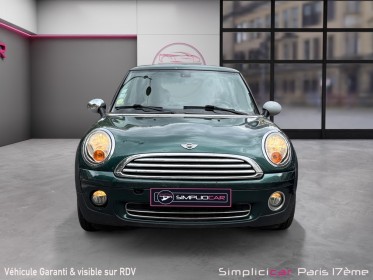 Mini cooper 1.6 120 ch one / radar de recul / intÉrieur cuir et bois occasion paris 17ème (75)(porte maillot) simplicicar...