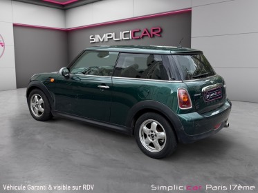 Mini cooper 1.6 120 ch one / radar de recul / intÉrieur cuir et bois occasion paris 17ème (75)(porte maillot) simplicicar...