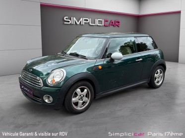 Mini cooper 1.6 120 ch one / radar de recul / intÉrieur cuir et bois occasion paris 17ème (75)(porte maillot) simplicicar...