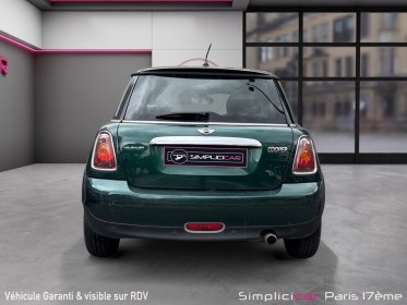 Mini cooper 1.6 120 ch one / radar de recul / intÉrieur cuir et bois occasion paris 17ème (75)(porte maillot) simplicicar...