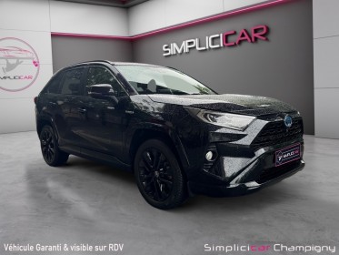 Toyota rav4 hybride my21 218 ch 2wd black edition - toit ouvrant - caméra 360 occasion champigny-sur-marne (94) simplicicar...
