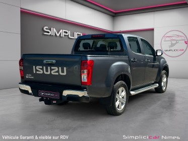 Isuzu d-max crew cab 1.9 4x4 bva solar plus - attelage - caméra - siège cuir électrique chauffant - garantie 12 mois...