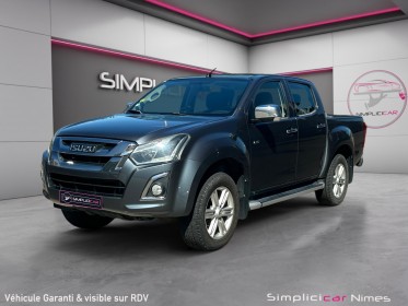 Isuzu d-max crew cab 1.9 4x4 bva solar plus - attelage - caméra - siège cuir électrique chauffant - garantie 12 mois...