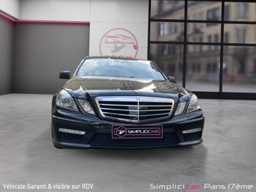 Mercedes classe e 63 amg avantgarde a occasion paris 17ème (75)(porte maillot) simplicicar simplicibike france