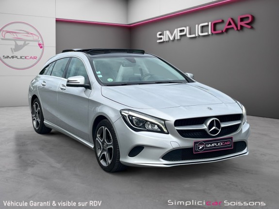 Mercedes classe cla shooting brake 200 d 7g-dct inspiration - caméra/toit pano/cuir blanc/hayon électrique - garantie 12...