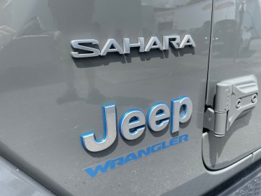Jeep wrangler unlimited 4xe 2.,0 turbo 380 ch phev 4x4 bva 8 rapports sahara origine jeep royan / garantie 12 mois occasion...