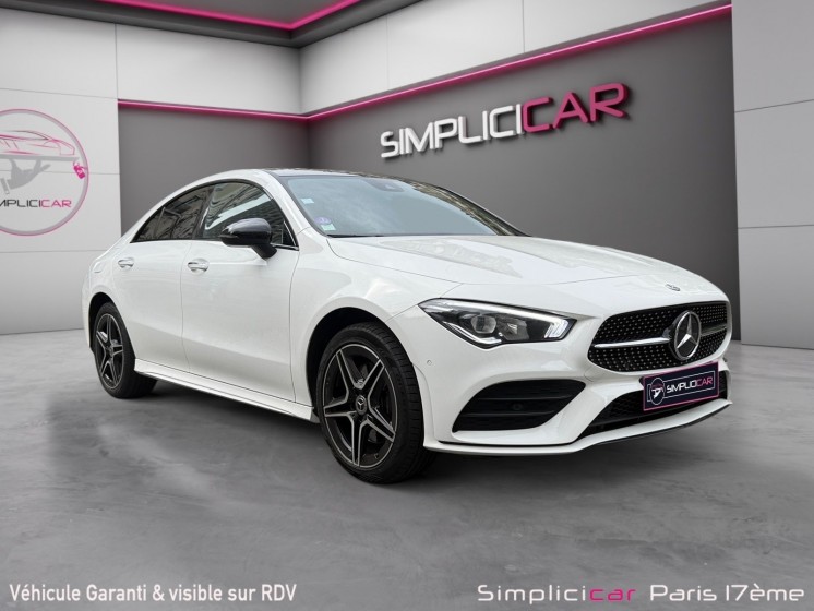 Mercedes cla coupe 250 e 8g-dct amg line entretien mercedes/burmaster/toit ouvrant/apple carplay/ garantie 12 mois occasion...