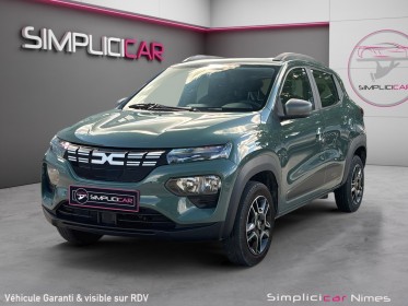 Dacia spring phase 2 expression 45ch - caméra - cuir - 1ere main - garantie occasion simplicicar nimes - rb auto simplicicar...