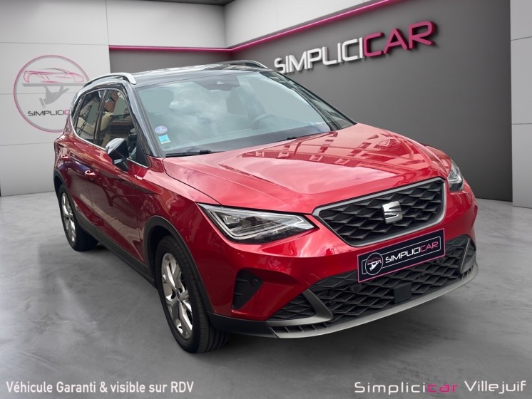 Seat arona 1.5 tsi act 150 ch start/stop dsg7 fr, caméra de recul, apple carplay, régulateur et limiteur de vitesse,......