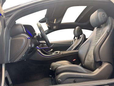 Mercedes classe e coupe 200 9g-tronic amg line toit ouvrant - camera - keyless go - ambiance led - pack bois occasion...
