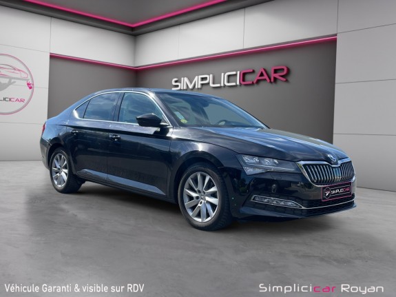 Skoda superb 2.0 tdi 150 ch dsg 7 rapports style entretien à jour occasion simplicicar royan simplicicar simplicibike france