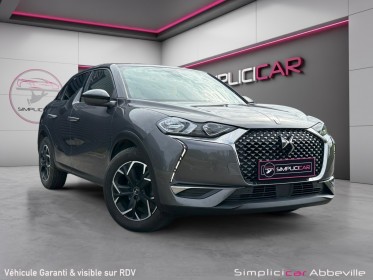 Ds ds3 crossback bluehdi 110 bvm6 so chic garantie 12 mois occasion abbeville simplicicar simplicibike france