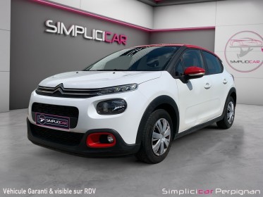 Citroen c3 c3 bluehdi 75 ss feel / entretien complet / garantie 12 mois occasion simplicicar perpignan  simplicicar...