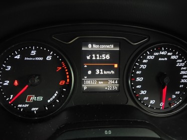Audi rs3 sportback 2.5 tfsi 367 ch quattro s tronic 7 toit ouvrant française révisée vidange boite garantie 12 mois...