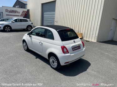 Fiat 500c my17 1.2 69 ch eco pack lounge distri ok garantie 12 mois occasion simplicicar royan simplicicar simplicibike france