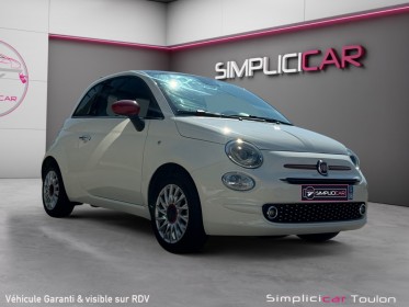 Fiat 500 1.0 70ch dolcevita red garantie 12 mois occasion simplicicar toulon est simplicicar simplicibike france