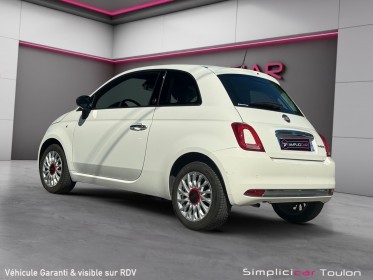 Fiat 500 1.0 70ch dolcevita red garantie 12 mois occasion simplicicar toulon est simplicicar simplicibike france