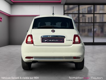 Fiat 500 1.0 70ch dolcevita red garantie 12 mois occasion simplicicar toulon est simplicicar simplicibike france