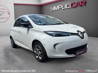 Renault zoe life, achat batteries intégrale, garantie 12 mois. occasion simplicicar villejuif  simplicicar simplicibike france