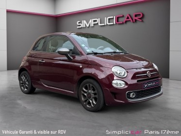 Fiat 500 serie 8 euro 6d-temp 1.2 69 ch s/s dualogic sport occasion paris 17ème (75)(porte maillot) simplicicar simplicibike...