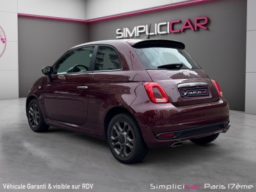 Fiat 500 serie 8 euro 6d-temp 1.2 69 ch s/s dualogic sport occasion paris 17ème (75)(porte maillot) simplicicar simplicibike...