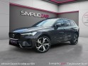 Volvo xc60 t6 recharge awd 253 ch  145 ch geartronic 8 r-design toit ouvrant attelage electrique 12 mois de garantie occasion...