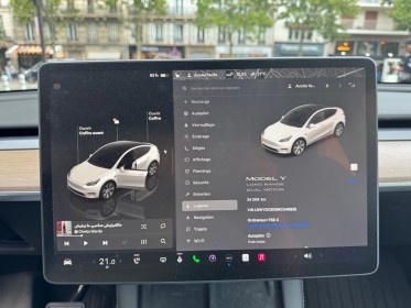 Tesla model y long range dual motor awd / acceleration boost / camera de recul  radar / garantie 12 mois occasion paris...