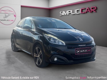 Peugeot 208 1.2 puretech 110ch ss bvm5 gt line carplay régulateur caméra de recul garantie 12 mois occasion montpellier...
