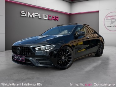 Mercedes cla coupe 200 amg line full black - full - faible km - occasion simplicicar compiegne simplicicar simplicibike france