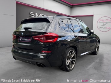 Bmw x3 g01 m40i 360ch bva8 - harman kardon - toit ouvrant - carplay - caméra 360 occasion champigny-sur-marne (94)...