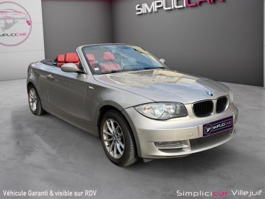 Bmw serie 1 cabriolet e88 120d 177 ch luxe entretien bmw radar de recul apple car play sièges cuir garantie 12 mois occasion...