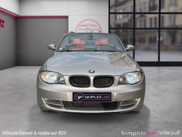 Bmw serie 1 cabriolet e88 120d 177 ch luxe entretien bmw radar de recul apple car play sièges cuir garantie 12 mois occasion...