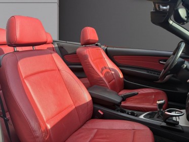 Bmw serie 1 cabriolet e88 120d 177 ch luxe entretien bmw radar de recul apple car play sièges cuir garantie 12 mois occasion...