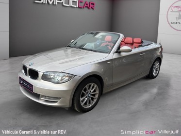 Bmw serie 1 cabriolet e88 120d 177 ch luxe entretien bmw radar de recul apple car play sièges cuir garantie 12 mois occasion...