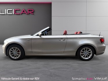 Bmw serie 1 cabriolet e88 120d 177 ch luxe entretien bmw radar de recul apple car play sièges cuir garantie 12 mois occasion...
