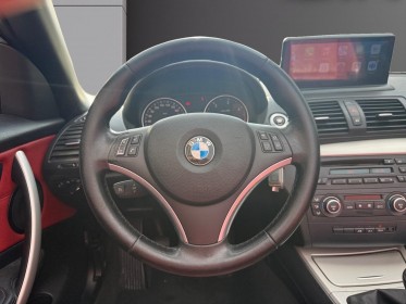 Bmw serie 1 cabriolet e88 120d 177 ch luxe entretien bmw radar de recul apple car play sièges cuir garantie 12 mois occasion...