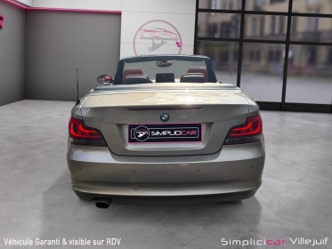 Bmw serie 1 cabriolet e88 120d 177 ch luxe entretien bmw radar de recul apple car play sièges cuir garantie 12 mois occasion...