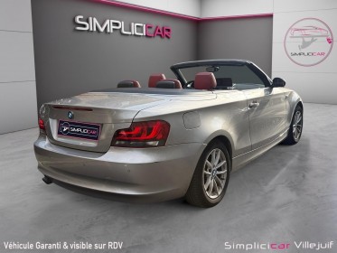 Bmw serie 1 cabriolet e88 120d 177 ch luxe entretien bmw radar de recul apple car play sièges cuir garantie 12 mois occasion...