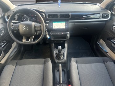 Citroen c3 c3 bluehdi 100 ss bvm5 shine, suivie citroen, carplay, radar ar, faible kilométrage, garantie 12 mois occasion...