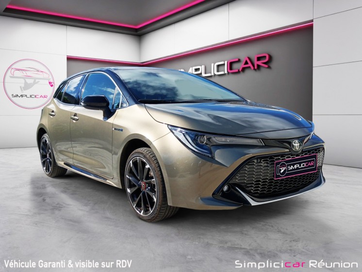Toyota corolla hybride my22 2.0 vvt-i  184ch finition gr sport / caméra de recul occasion réunion ville st pierre...
